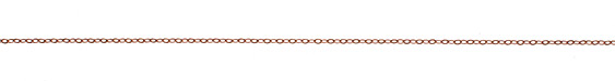 Antique Copper (plated) Tiny Flat Oval Chain
