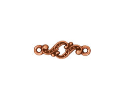 TierraCast Antique Copper (plated) Minuet Link 20x7mm