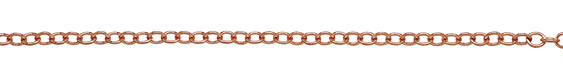 Rose Gold (plated) Oval Cable Chain