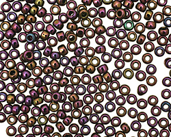 TOHO Metallic Iris Purple Round 8/0 Seed Bead
