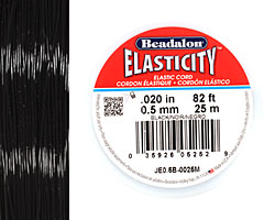 Elasticity Black .5mm, 25 meters