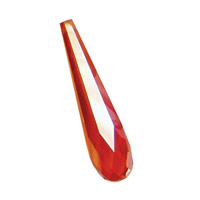 Poppy Faceted Teardrop 7x30mm