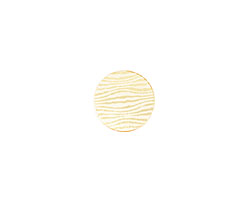 Lillypilly Gold Zebra Anodized Aluminum Disc 11mm, 22 gauge