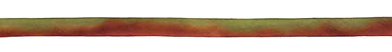 Leaves Turning Hand Dyed 100% Silk Ribbon 7/16"