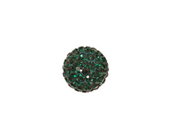 Emerald Pave Round 12mm