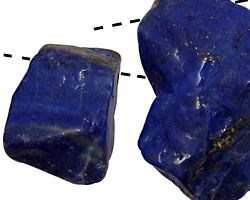 Lapis Freeform Nugget Drops (various sizes)