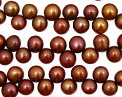 Rusty Pink Dancing Button 6-6.5mm