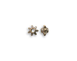 Vintaj Natural Brass Flower Spacer Bead 6mm