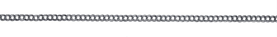 Antique Silver (plated) Double Curb Chain