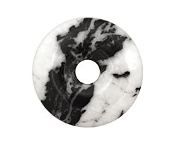 Mexican Zebra Jasper Donut 40mm