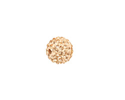 Silk Pave Round 10mm