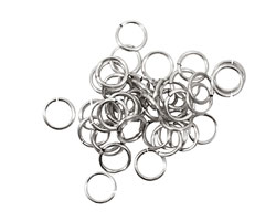 Artistic Wire Non-Tarnish Silver Chain Maille Jump Ring 5.95mm, 18 gauge