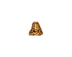 TierraCast Antique Gold (plated) Heirloom Cone 8x9mm