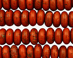 Red Jasper Rondelle 12mm