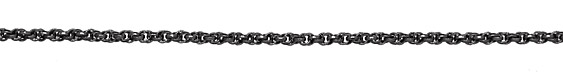 Gunmetal Spiral Rope Chain
