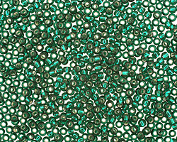 TOHO Green Emerald (with Silver Lining) Round 11/0 Seed Bead