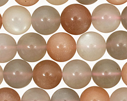 Moonstone (multi) Round 10mm
