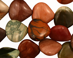Imperial Jasper Flat Teardrop 15mm