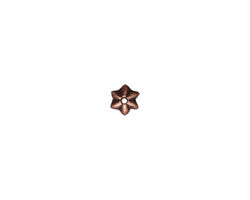 TierraCast Antique Copper (plated) Talavera Star Bead Cap 6mm