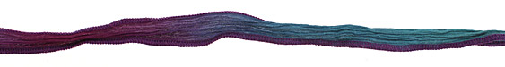 Proud as a Peacock Hand Dyed 100% Silk Ribbon 1/2"