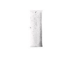 Nunn Design Antique Silver (plated) Flat Large Thin Tag 9x30mm