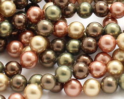Harvest Shell Pearl Mix Round 6mm