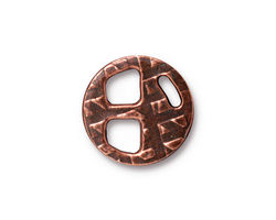 TierraCast Antique Copper (plated) Tribuckle 18mm