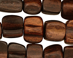 Ebony Wood Freeform Pillow 16-20x11-18mm