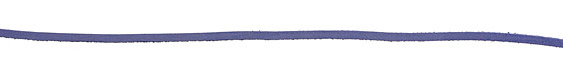 Blue Deertan Leather Lace 3mm