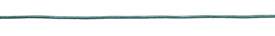 Truly Teal (metallic) Round Leather Cord 2mm