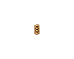TierraCast Antique Gold (plated) Rococo Square Heishi 6mm