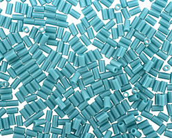TOHO Opaque Turquoise Bugle #1 Seed Bead