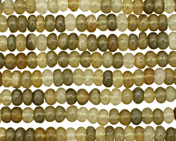 Green Garnet Rondelle 4mm