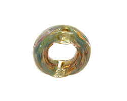 Unicorne Beads Mossy Green Brim Ring 22mm