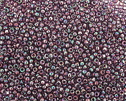 TOHO Transparent Rainbow Amethyst Round 11/0 Seed Bead