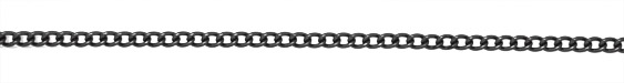 Gunmetal (plated) Medium Curb Chain