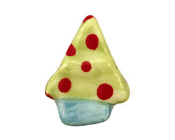 Jangles Ceramic Red Dot Small Tree 22x28mm
