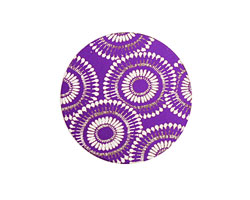 Lillypilly Purple Dandelion Anodized Aluminum Disc 25mm, 24 gauge