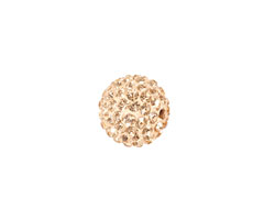 Silk Pave Round 12mm (1.5mm hole)