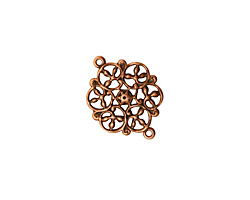 Stampt Antique Copper (plated) Celtic Swirls Connector 18x13.5mm