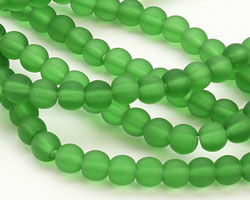 Shamrock Recycled Glass Round 6mm