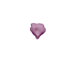 Lucite Amethyst Mini Trumpet Flower 8x10mm