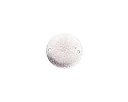 Nunn Design Antique Silver (plated) Flat Small Circle Tag Link 20mm