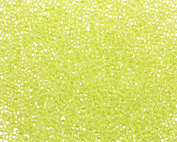 TOHO Transparent Lime Green Round 15/0 Seed Bead
