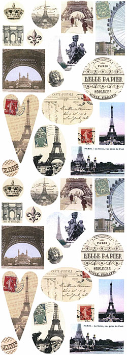 Nunn Design Paris Collage Sheet