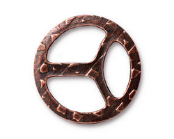 TierraCast Antique Copper (plated) Tribuckle 28mm