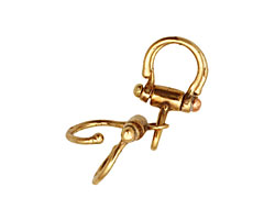 McLees Shiny Bronze Multi Strand Clasp 40x13mm