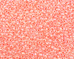 TOHO Rainbow Crystal (with Salmon Lining) Round 11/0 Seed Bead