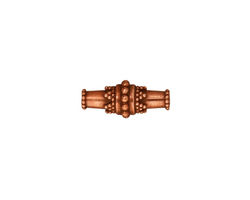 TierraCast Antique Copper (plated) Bali Barrel 17x7mm