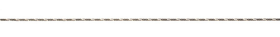Antique Brass (plated) Figaro Chain